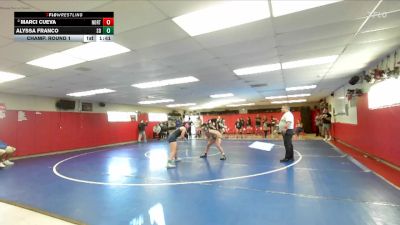 130 lbs Champ. Round 1 - Alyssa Franco, San Dimas vs MARCI CUEVA, Northview