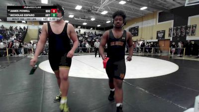 285 lbs Round Of 16 - James Powell, New Britain vs Nicholas Esparo, Amity