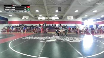 Boys 140 lbs Cons. Round 2 - Thomas Paul, Foothill Boys vs Charles Rice, Red Bluff Boys