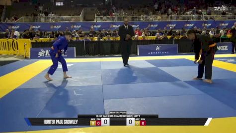 Hunter Paul Crowley vs Julian Ryan Petre 2026 Pan Kids Jiu-Jitsu IBJJF Championship