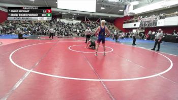 159 lbs Cons. Round 5 - Brody Bischofberger, Windsor vs Stone Stewart, San Leandro
