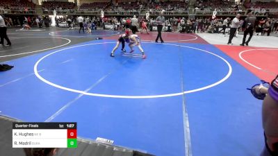 78 lbs Quarterfinal - Kai Hughes, NE Boyz vs Ricky Madril, Duran Elite