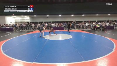 100 lbs Round Of 16 - Lillee Denson, MI vs Brianna Biggs, VA