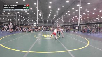 128 lbs Rr Rnd 5 - Oakley Kenamond, Mifflinburg - HSBAFC vs Bryce Deaver, Comet WC - HSBAFC
