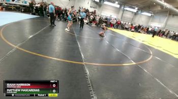 120 lbs Quarterfinal - Isaiah Harrison, Mountain View vs Matthew Mascarenas, Cleveland