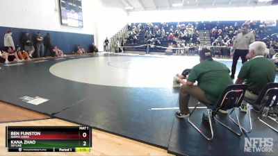 126 lbs Semifinal - Ben Funston, North Creek vs Kana Zhao, Skyline