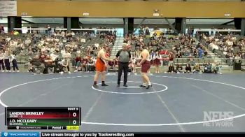 285 lbs Semifinals (8 Team) - J.D. McCleary, Blackwell vs Landen Brinkley, Sperry