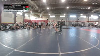150 lbs Round 5 (6 Team) - Mikey Stillwell, Steller 2 vs James White, Steller 3