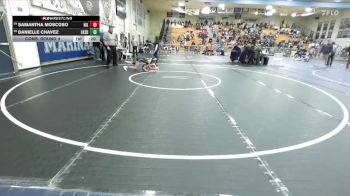 105 lbs Cons. Round 4 - Samantha Moscoso, Hillcrest vs Danielle Chavez, Lakeside