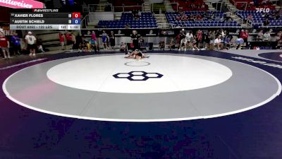 132 lbs Cons. Rd Of 16 - Xavier Flores, IN vs Austin Schield, ID