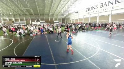 95 lbs Champ. Round 1 - Cooper Williams, Westlake vs Noah Ahn, Sanderson Wrestling Academy