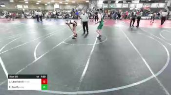 145 lbs Quarterfinal - Ryan Smith, Midwest Destroyers vs Bryson Leonhardt, Woodland Park Jr WC