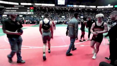 176 lbs Champ. Round 2 - Troy Dozois, MOE1 vs Jamari Watson, BAT2