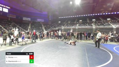 90 lbs Final - Charlie Perea, Pomona Elite vs Kaiden Starkovich, Black Fox Wrestling Academy