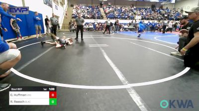 52-55 lbs Rr Rnd 1 - Gauge Huffman, Vinita Kids Wrestling vs River Raasch, Black Fox Wrestling Club