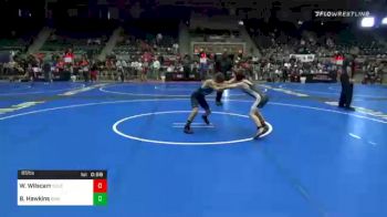 85 lbs Final - Whitley Wilscam, South Central Punishers vs Bentley Hawkins, Simmons Academy Wrestling Saw