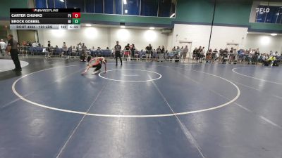 120 lbs Round Of 128 - Carter Chunko, PA vs Brock Goebel, NE