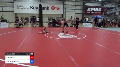 61 kg Round Of 64 - Josh Kyle, Wyoming Wrestling Reg Training Ctr vs Zack Witmer, New York City RTC