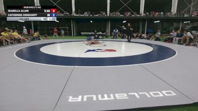 115 lbs Isabella Allen, Texas Red vs Catherine Orndorff, Maryland