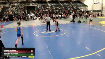 80 lbs Cons. Round 3 - Tiffany Souther, Top Notch vs Jensin Rupple, Bennett Wrestling Club