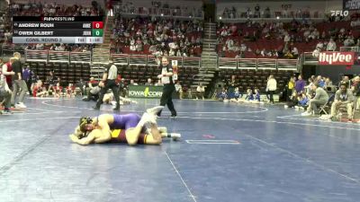 3A-157 lbs Cons. Round 3 - Andrew Rouh, Ankeny vs Owen Gilbert, Johnston