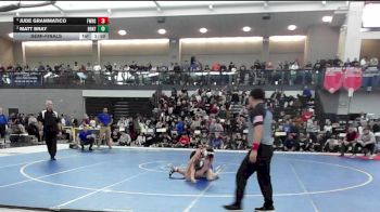 132 lbs Semifinal - Jude Grammatico, Fairfield Warde vs Matt Bray, Brookfield/Shepaug