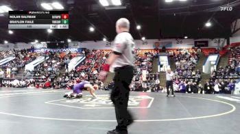 165 lbs Semifinals (8 Team) - Nolan Saltman, Eaton Rapids vs Braylon Faile, Three Rivers