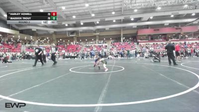 40-43 lbs Round 2 - Maddox Trout, The Best Wrestler vs Harley Howell, Henryetta Knights