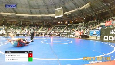 120 lbs Round Of 32 - Rylan Mckenney, Massa's Maniacs vs Owen Slagter, Honey Badgers Wrestling Club