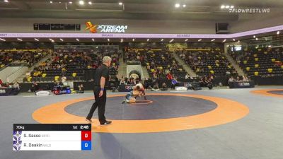 70 kg Quarterfinal - Sam Sasso, ORTC/TMWC vs Ryan Deakin, WILD/TMWC