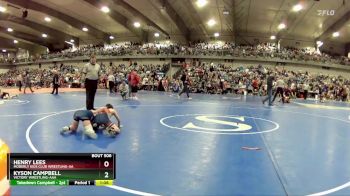 80 lbs Champ. Round 1 - Henry Lees, Moberly Kids Club Wrestling-AA  vs Kyson Campbell, Victory Wrestling-AAA