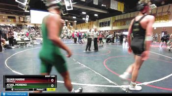 138 lbs Cons. Round 4 - Quasi Marini, Vacaville vs Atzel Moreno, Dinuba