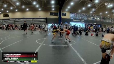 76 lbs Round 7 (8 Team) - Grayson Jakeman, Riverheads MS Wrestling vs Jaisen Sharma, Junior Terps Xtreme