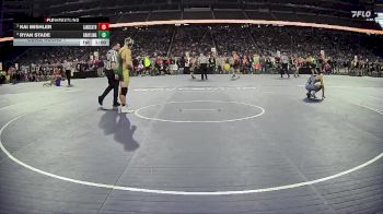 D3-165 lbs Cons. Round 1 - Ryan Stade, Grayling HS vs Kai Mishler, Lansing Catholic