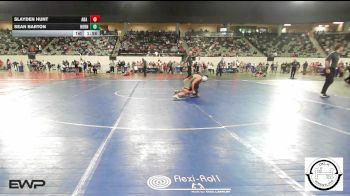 120 lbs Final - Slayden Hunt, Ada Junior High vs Sean Barton, Hornet Wrestling