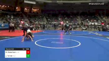 101 lbs Prelims - Michael Robertson, Claremore Youth Wrestling vs Jason Torres, Malvern