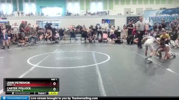 52 lbs Semifinal - Carter Pollock, Brawler Elite vs John Petrovcik, NBWA