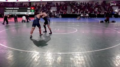 215 lbs Cons. Semi - Jackson Dixon, Middleton vs Hunter Davis, Emmett