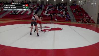 132 lbs Quarterfinal - William Ingram, Simmons Middle School vs Oliver Loveless, Bumpus