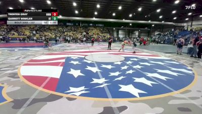 157 lbs Round 3 - Garrett Winkler, No Team vs Trenten Gray, Moorcroft Mat Masters