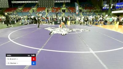 94 lbs Rnd Of 16 - Sydney Branch, VA vs Siera Becker, IA