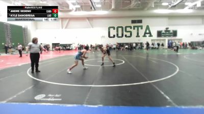 144 lbs Quarterfinal - Andre Sedeno, Camarillo vs Kyle DaNobrega, South Torrance