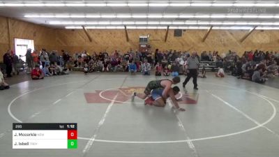 295 lbs Round Of 16 - Jahvontay Mccorkle, New Hartford vs Josh Isbell, Troy