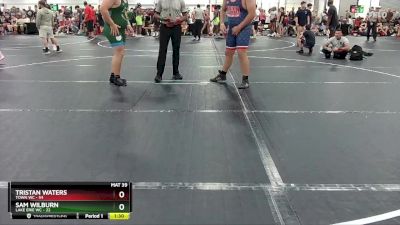 285 lbs Round 3 (6 Team) - Tristan Waters, Town WC vs Sam Wilburn, Lake Erie WC