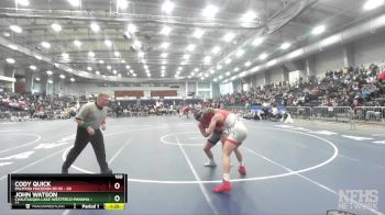 160 lbs Round 3 (3 Team) - Cody Quick, Palmyra Macedon Sr HS vs John Watson, Chautauqua Lake-Westfield-Panama