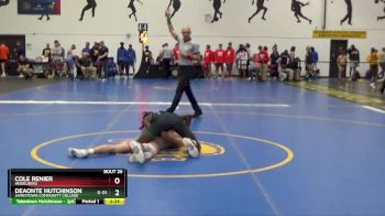 125 Freshman/Soph Champ. Round 1 - Cole Renier, Heidelberg vs DeAonte Hutchinson, Jamestown Community College