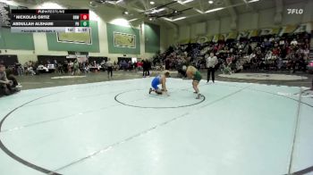 134 lbs Champ. Round 2 - Nickolas Ortiz, Brawley vs Abdullah Alshami, Patrick Henry