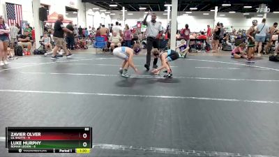 88 lbs Round 4 (6 Team) - Zavier Olver, Lil Shutts vs Luke Murphy, Roman Legion