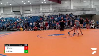 109 lbs Champ. Round 2 - Josiah Perez, Relentless/Marian Central vs Xavier Flores, Center Grove