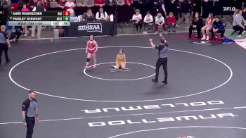 100 lbs 7th Place Match - Jamii Washechek, Rapid City Central vs Paisley Stewart, Aberdeen Central